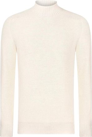 Gran Sasso Mock Neck de Canal&eacute; - Knitwear - Hombre - Blanco - XL