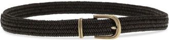 Brunello Cucinelli Womens Black Calf Leather Bos Taurus Regular Belt