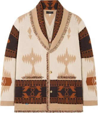 Alanui Cardigan Icon con frange - Toni neutri