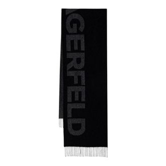Karl Lagerfeld Heren, Accessoires, Zwart, Maat: ONE Size Wol
