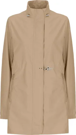 Fay Brown Waterproof Hook-Fastening Jacket