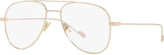Saint Laurent 55mm Pilot optical glasses in Gold at Nordstrom