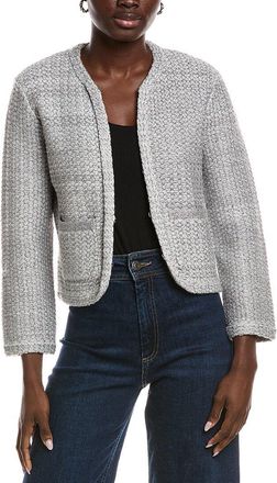 Maje Tweed Wool-Blend Cardigan
