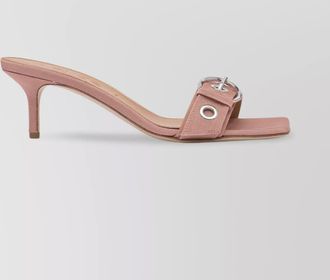Aeyde sandals with buckle detail and kitten heel