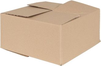 vidaXL Caja Plegable 50 pcs Marrón 30 x 30 x 15 cm Cartón Vidaxl