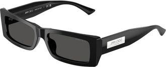 Jimmy Choo London Jc 5040U Zonnebril - Dames - Zonnebrillen - Zwart - 54 MM - Accessoires