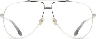 Victoria Beckham Occhiali con montatura stile pilota - Argento