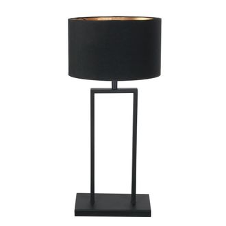 Steinhauer L&aacute;mpara De Mesa - Stang - Negro - Lino Metal - &Oslash; - Steinhauer