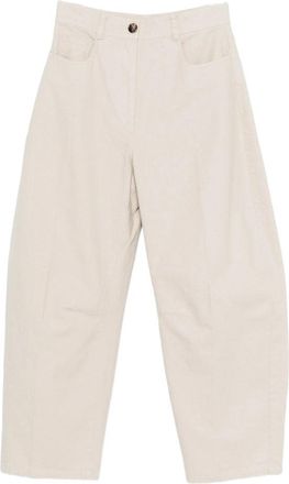 Mark Kenly Domino Tan Pantaloni Neutro-Donna