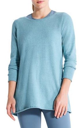 Nic+Zoe Cool Down Twist Back Sweater in Cove at Nordstrom Rack, Size Xx-Large