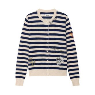 Zadig&Voltaire Missya Striped Cardigan