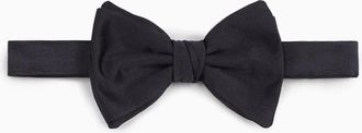 Emporio Armani Zijden Vlinderdas met Micro-Patroon - Heren - Accessoires - Blauw - ONE Size - Accessoires