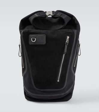 Loewe Flex canvas and suede backpack