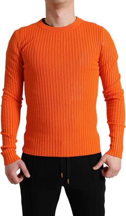 Dolce & Gabbana Geribbelde Trui Lange Mouwen Ronde Hals