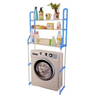 Trade Shop Trade Shop - Organizador Con 3 Estanter&iacute;as Estante Sobre Lavadora Espacio De Ba&ntilde;o De Inodoro Seguro