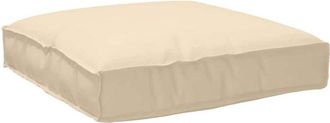 vidaXL Cushion Beige 80 x 80 x 12 cm Oxford Fabric vidaXL