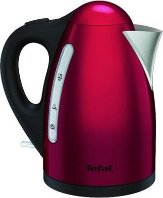 T-fal Hervidor Inal&aacute;mbrico 1.7l 2400w Rojo - Ki110511 Tefal