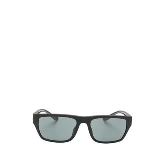 Emporio Armani Sunglasses, unisex, Black, Size: ONE SIZE Rectangle Frame Sunglasses