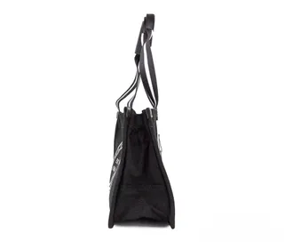 Marc Jacobs Logo-Printed Canvas Tote Bag - Black