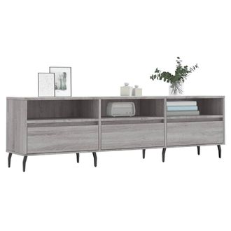 Berkfield Home TV Cabinet Grey Sonoma 150x30x44.5 cm Engineered Wood