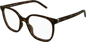 Saint Laurent Glasses, unisex, Brown, Size: 53 MM M155 Optical Frame