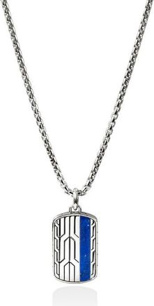 John Hardy Icon 50 Pendant Necklace in Lapis Lazuli at Nordstrom, Size 22