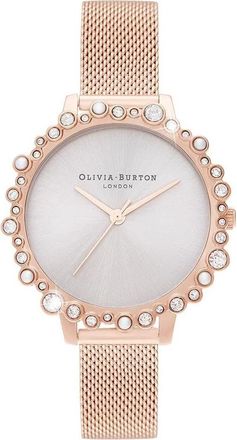 Olivia Burton Dameshorloge Kwarts Zilver