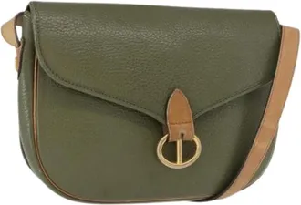 Dior Pre-owned Cross Body Bags, female, Green, Size: ONE SIZE Pre-owned Vintage Shoulder Bag