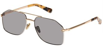Karen Walker Pampel KAS2349706 Mens Sunglasses Gold Size 59