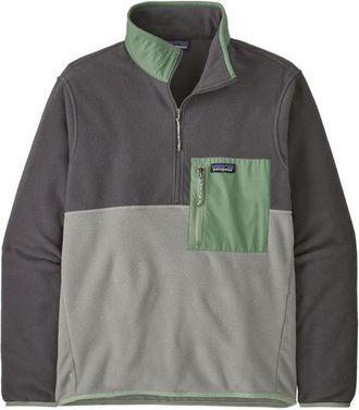 Patagonia Microdini 1/2 Zip Fleecepullover für Herren | grau