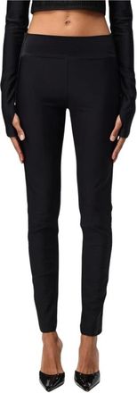 Versace Jeans Couture Dames, Broeken, Zwart, Maat: 2XS