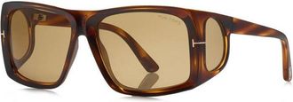 Tom Ford FT0730 48E Shiny Dark Brown/Brown