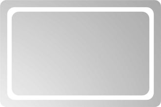 vidaXL Espejo De Ba&ntilde;o Led Transparente 90 X 60 Cm Vidrio Templado Vidaxl