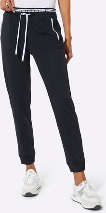 Cr&eacute;ation L Jogger Pants CREATION L, Damen, Gr. 36, Normalgr&ouml;ssen, schwarz, 75% Polyamid, 25% Elasthan, unifarben, Hosen Jogger Pants