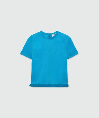 Msgm Turquoise Polyester Womens Blouse