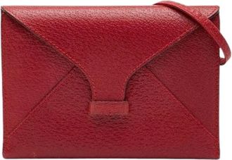 Gucci Pre-owned Clutches, female, Red, Size: ONE SIZE Pre-owned Leather Clutch
