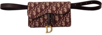 Dior Pre-owned Belt Bags, female, Red, Size: ONE SIZE Pre-owned Canvas Belt Bag