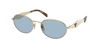 Prada PR D57S ZVN40Q Womens Sunglasses Gold Size 54