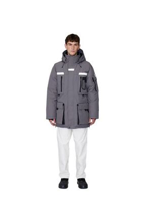 Quartz Co. VOSTOK | Hooded Down Expedition Jacket in Steel Grey at Nordstrom, Size Medium