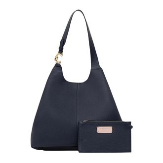 Coccinelle C-Easy Large - Dames - Tassen - Blauw - Maat: ONE Size Leer