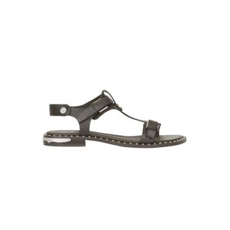 Ash Flat Sandals, female, Black, Size: 10 US Piper02 Sandal