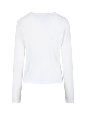 James Perse Womens T-Shirts And Polos White Cotton