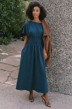 Exquise Tobie Boat Neck Midi Dress