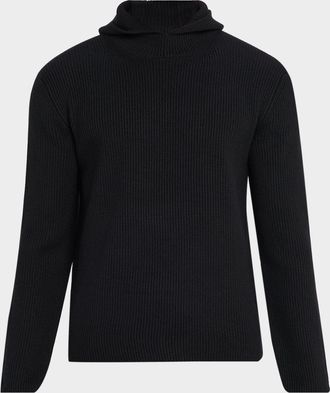 Moncler x JIL SANDER Mens Wool Rib Hoodie
