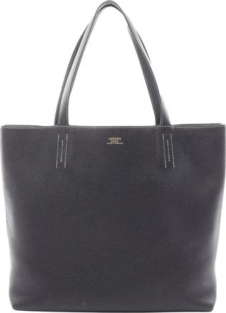 Hermès 2020 Clemence Double Sens 45 tote bag - Nero