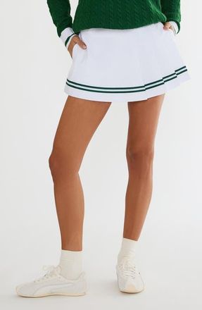 Beach Riot Sorrel Performance Pleated 13-Inch Skort in Putting White at Nordstrom, Size X-Small