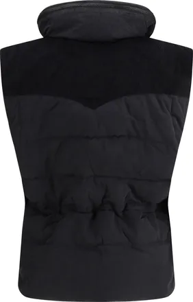 Isabel Marant Womens Olfa Padded Gilet Faded Black Down Jackets Coat