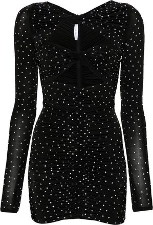 Alex Perry Crystal-Embellished Minidress - Womens - Elastane/Nylon