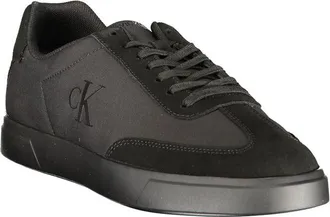 Calvin Klein Logo Lace-Up Sneaker - Black