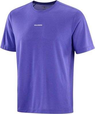 Salomon SHKout Core S/S Laufshirt für Herren | lila